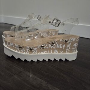 Stella McCartney Transparent Platform Sandals